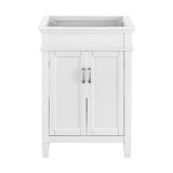 Ashburn 36 in. W x 21.75 in. D Vanity Cabinet in White - Super Arbor