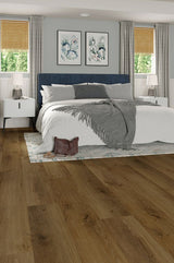 Preston Oak 12-mil x 9-in W x 60-in L Waterproof Interlocking Luxury Vinyl Plank Flooring (22.53-sq ft/ Carton)