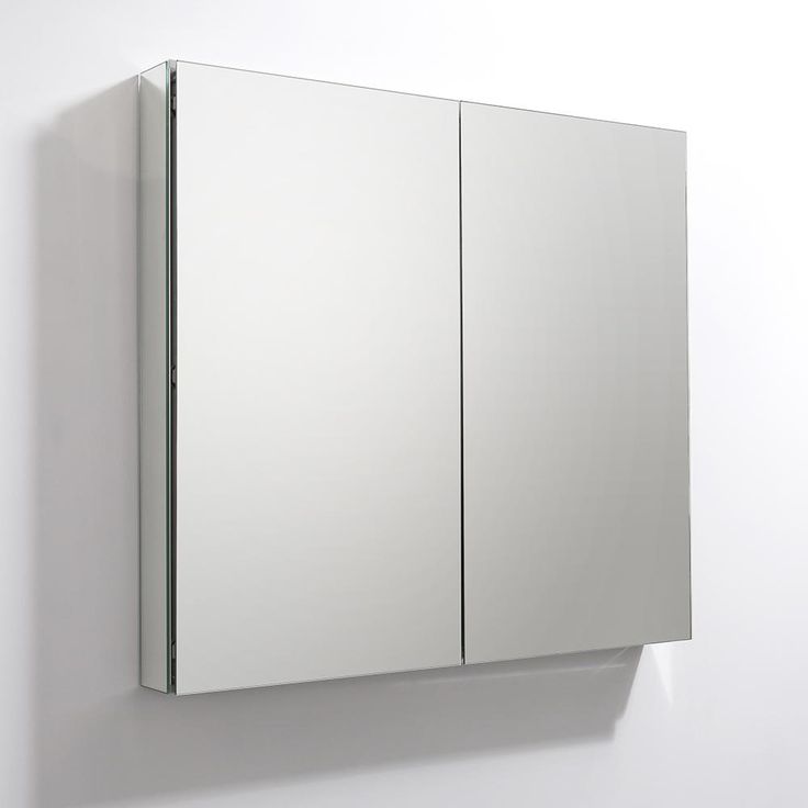 39.50 in. W x 36 in. H x 5 in. D Frameless Recessed or Surface-Mount Bathroom Medicine Cabinet
