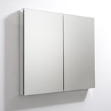 39.50 in. W x 36 in. H x 5 in. D Frameless Recessed or Surface-Mount Bathroom Medicine Cabinet