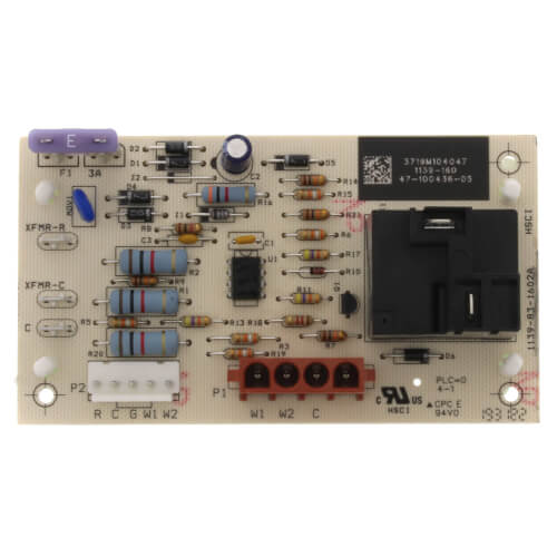 Rheem 47-100436-84A control board - front view (Product Type: Control Board)