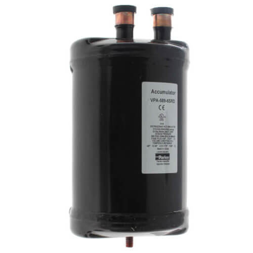 Parker Hannifin 470110 accumulator - front view (Product Type: Accumulator; Type: Suction Accumulator)