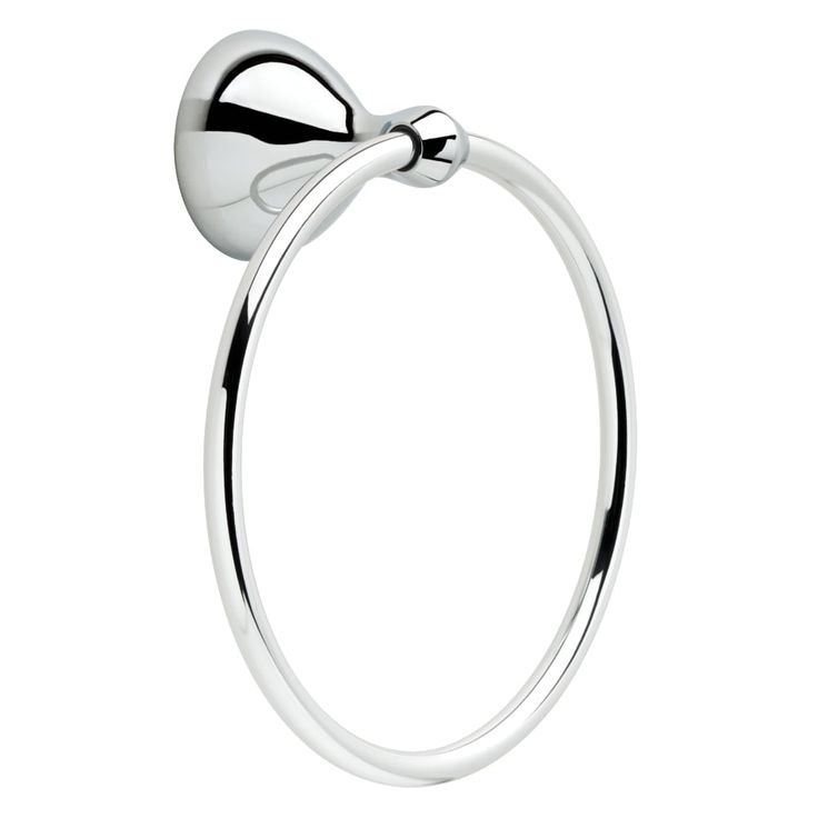 Delta Foundations Polished Chrome Wall Mount Towel Ring