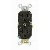 20 Amp Commercial Grade Duplex Outlet, Light Almond - Super Arbor