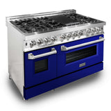 ZLINE 48 in. Professional Dual Fuel Range in Stainless Steel (RA48) - Super Arbor