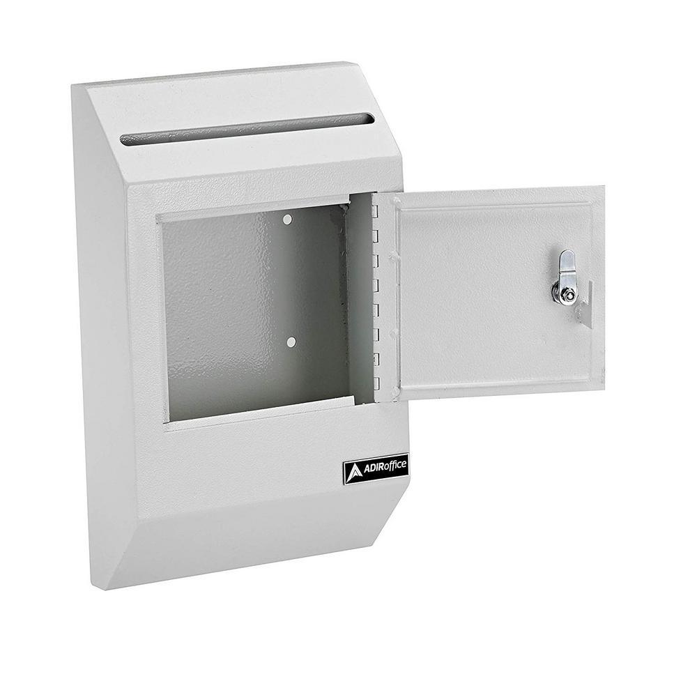 White Heavy-Duty Weatherproof Secured Drop Box - Super Arbor