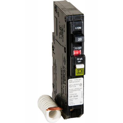 QO 20 Amp Single-Pole Combination Arc Fault Circuit Breaker - Super Arbor