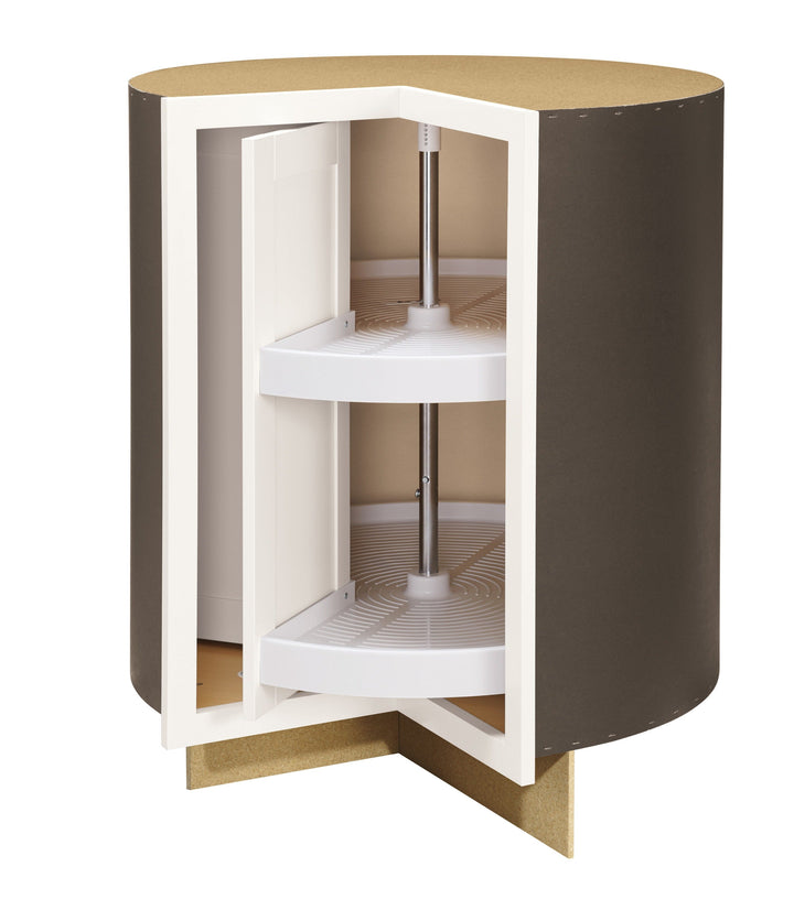 Diamond NOW Arcadia 36-in W x 35-in H x 23.75-in D Truecolor White Lazy Susan Corner Base Stock Cabinet