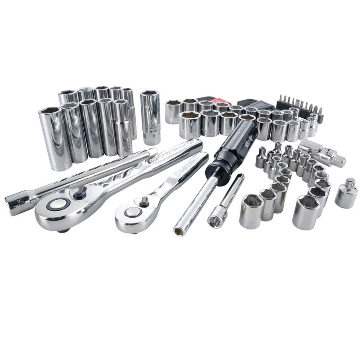 Craftsman 83 pc Metric and SAE Tool Set - 1/4 and 3/8 in. Drive