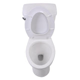 Step In 59.6 in. Walk-In Whirlpool Bathtub in White with 1.28 GPF Single Flush Toilet - Super Arbor