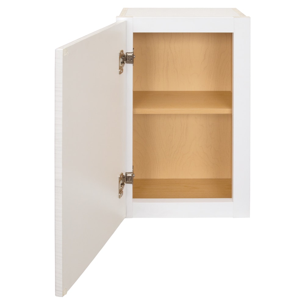 Style Selections Acadia 12-in x 20-in x 6.93-in White Soft Close Bathroom Wall Cabinet