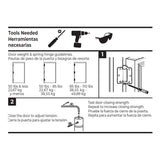 Everbilt 4 in. Oil-Rubbed Bronze Adjustable Spring Door Hinge, 5/8 in. Radius