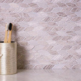 Apollo Tile (Sample) Sparta Beige 4-in x 4-in Polished Marble Patterned Floor and Wall Tile