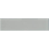 Apollo Tile (Sample) Wall Tile Mink Gray 4-in x 4-in Glossy Glass Brick Subway Wall Tile