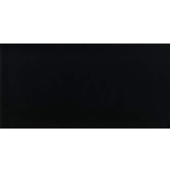 Apollo Tile (Sample) Wall Tile Black 3-in x 6-in Matte Glass Brick Subway Wall Tile