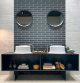 Apollo Tile (Sample) Wall Tile Ash Gray 3-in x 12-in Matte Glass Subway Wall Tile