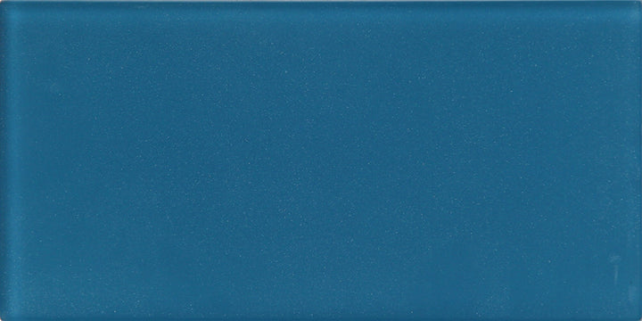 Apollo Tile (Sample) Wall Tile Blue 3-in x 6-in Matte Glass Subway Wall Tile