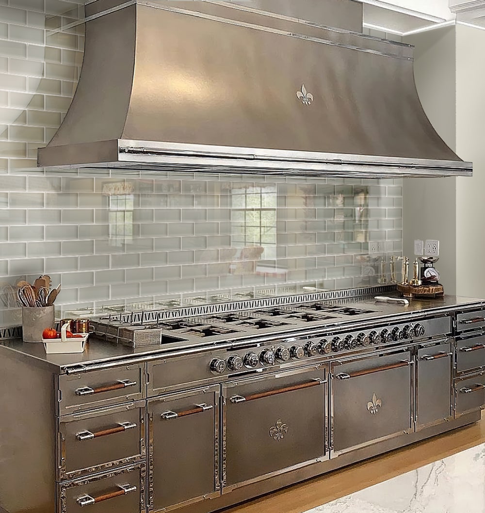 Apollo Tile (Sample) Wall Tile Beige 4-in x 6-in Glossy Glass Subway Wall Tile