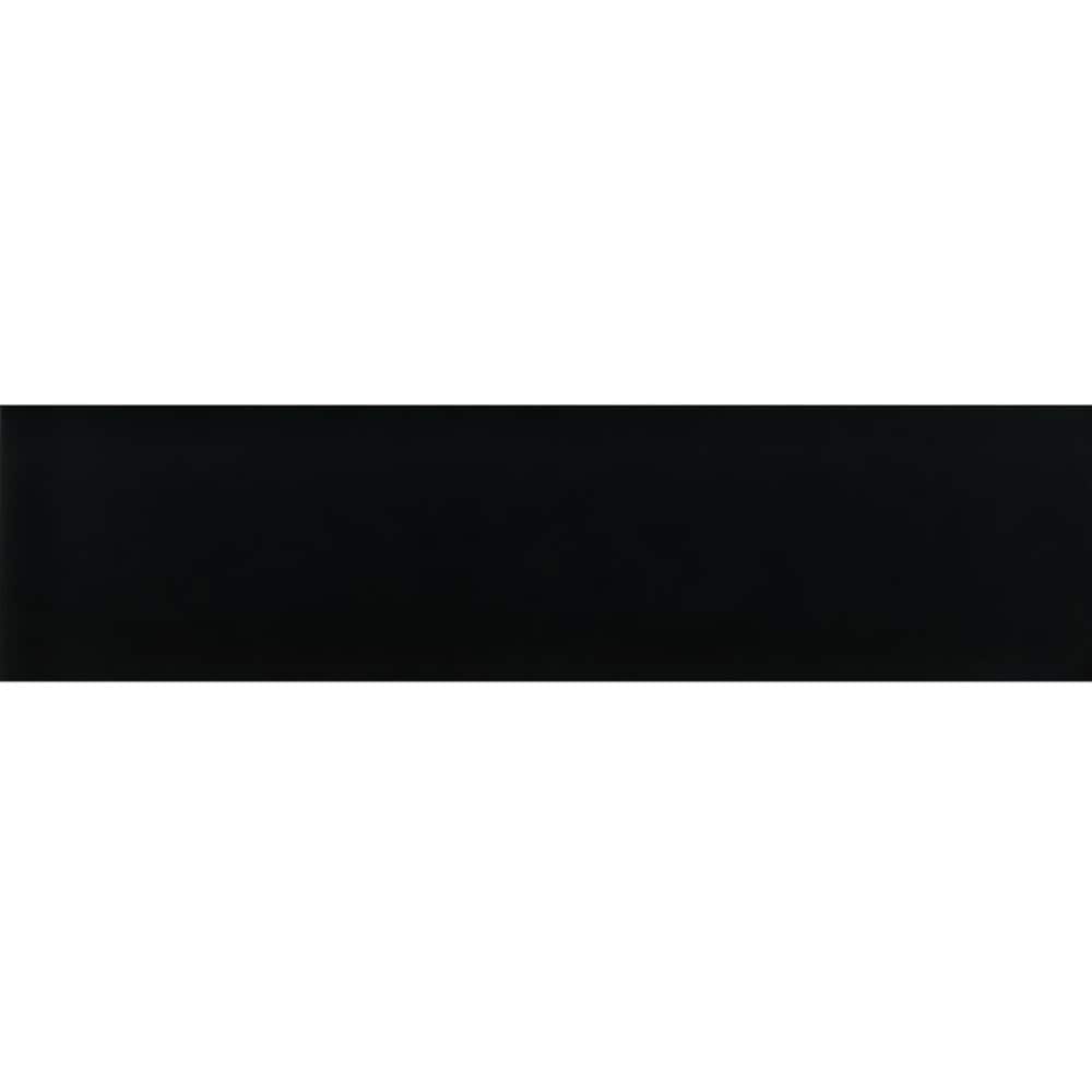 Apollo Tile Colorway Black 3-in x 12-in Glossy Glass Brick look Wall Tile product image