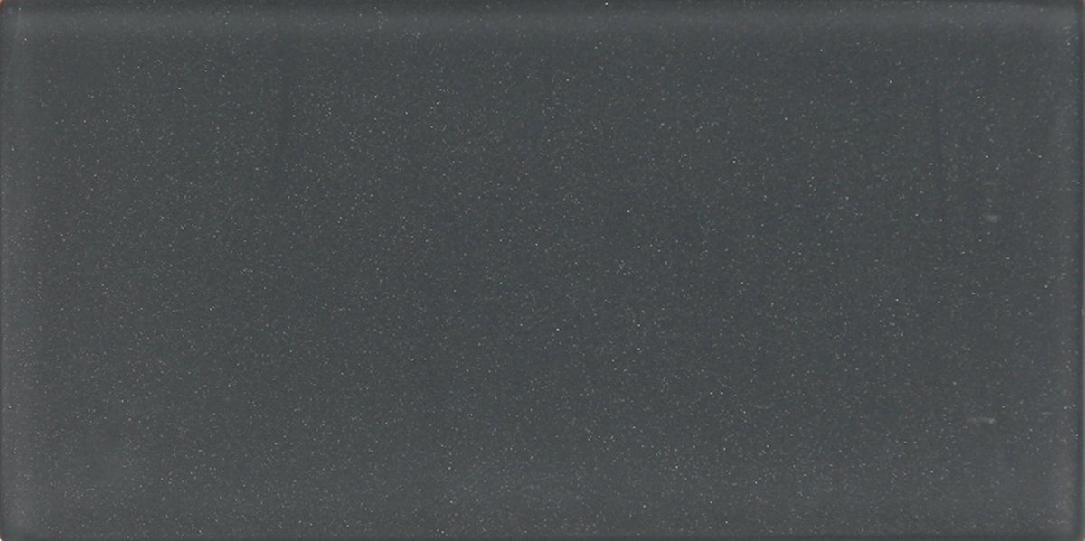 Apollo Tile (Sample) Wall Tile Ash Gray 3-in x 6-in Matte Glass Subway Wall Tile