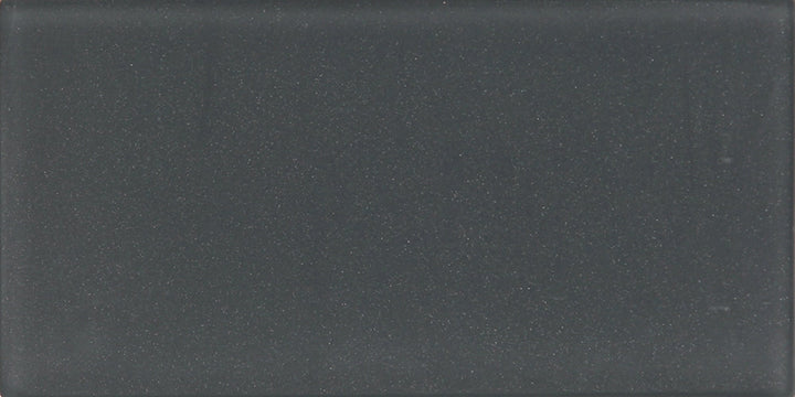 Apollo Tile (Sample) Wall Tile Ash Gray 3-in x 6-in Matte Glass Subway Wall Tile