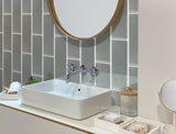 Apollo Tile (Sample) Wall Tile Stone Gray 4-in x 6-in Glossy Glass Subway Wall Tile