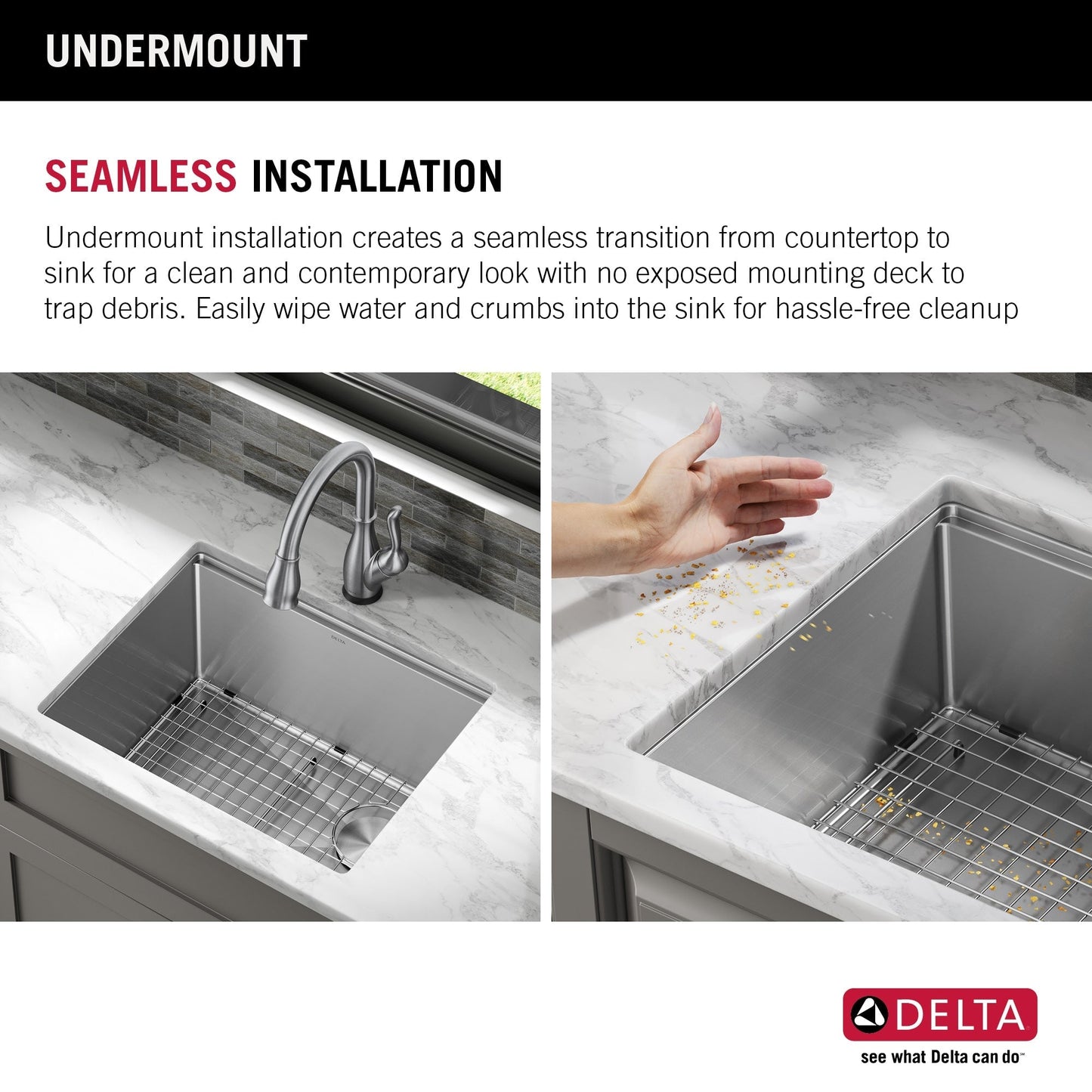 Delta Stainless Steel Undermount Laundry Sink with Drain