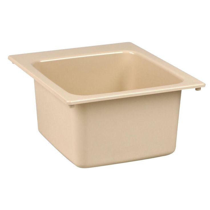 17 in. x 20 in. Fiberglass Self-Rimming Utility Sink in White