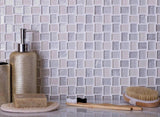 Apollo Tile (Sample) Sparta Gray 4-in x 4-in Polished Marble Basketweave Patterned Floor and Wall Tile