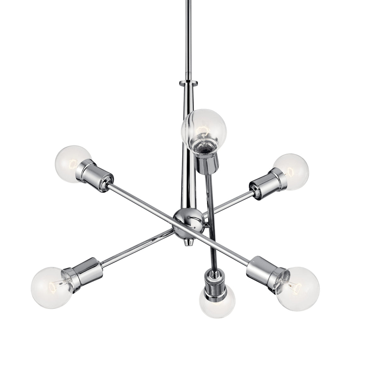 Kichler Armstrong 6-Light Chrome Modern/Contemporary Chandelier