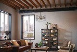 Kichler Piston 6-Light Black Transitional Chandelier