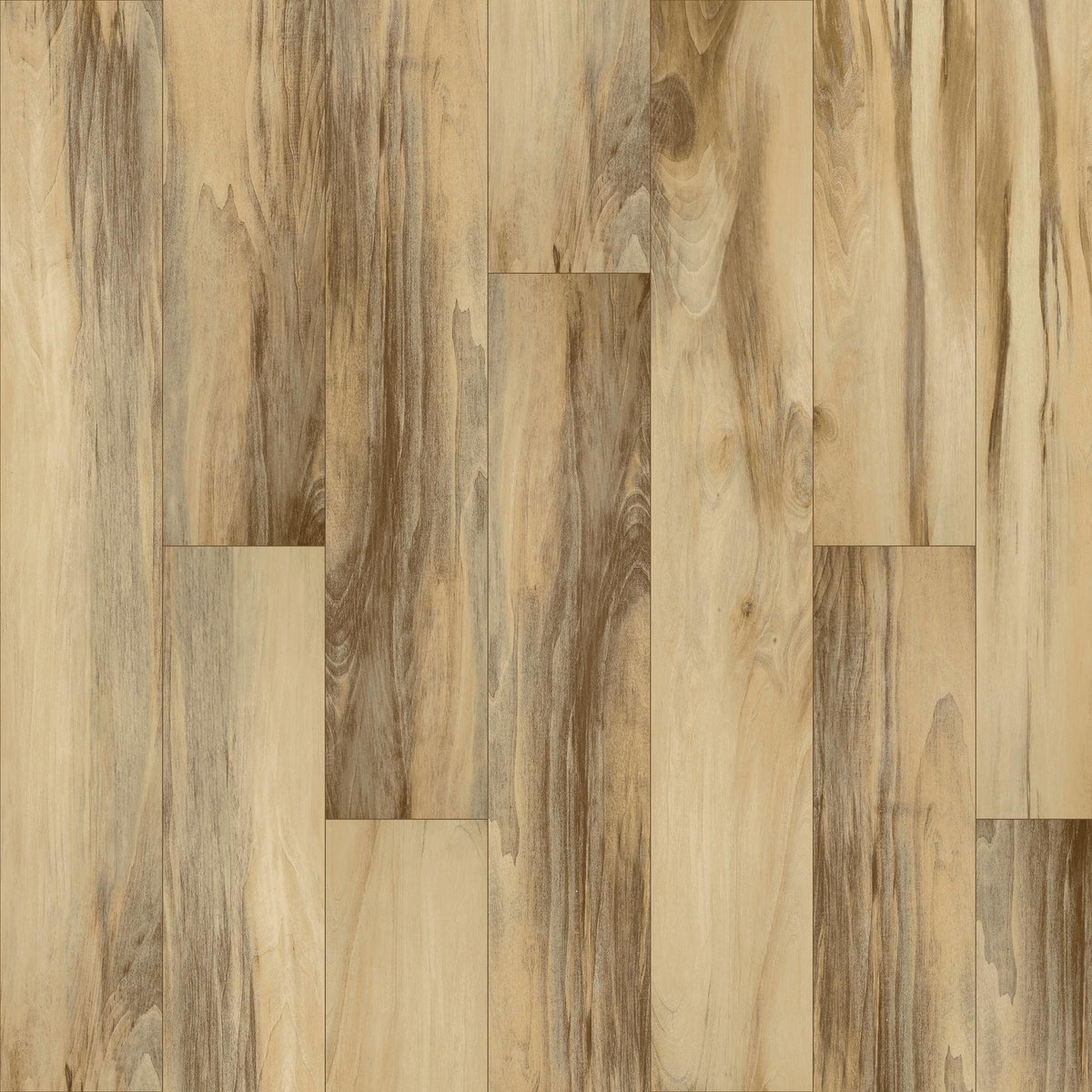 Mohawk Elite Shore Drive Maple 9-in W x 60-in L x 6-mm Waterproof Interlocking Luxury Vinyl Plank Flooring (20-mil Wear Layer, 22.16-sq ft/Carton)