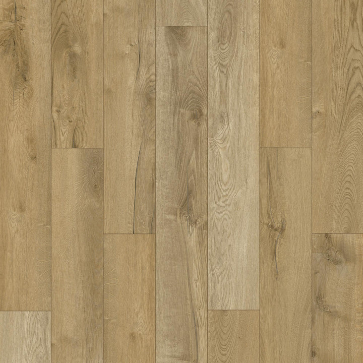 Mohawk Elite Bistro Oak 9-in W x 72-in L x 6-mm Waterproof Interlocking Luxury Vinyl Plank Flooring, 20-mil Wear Layer (17.96-sq ft/carton)
