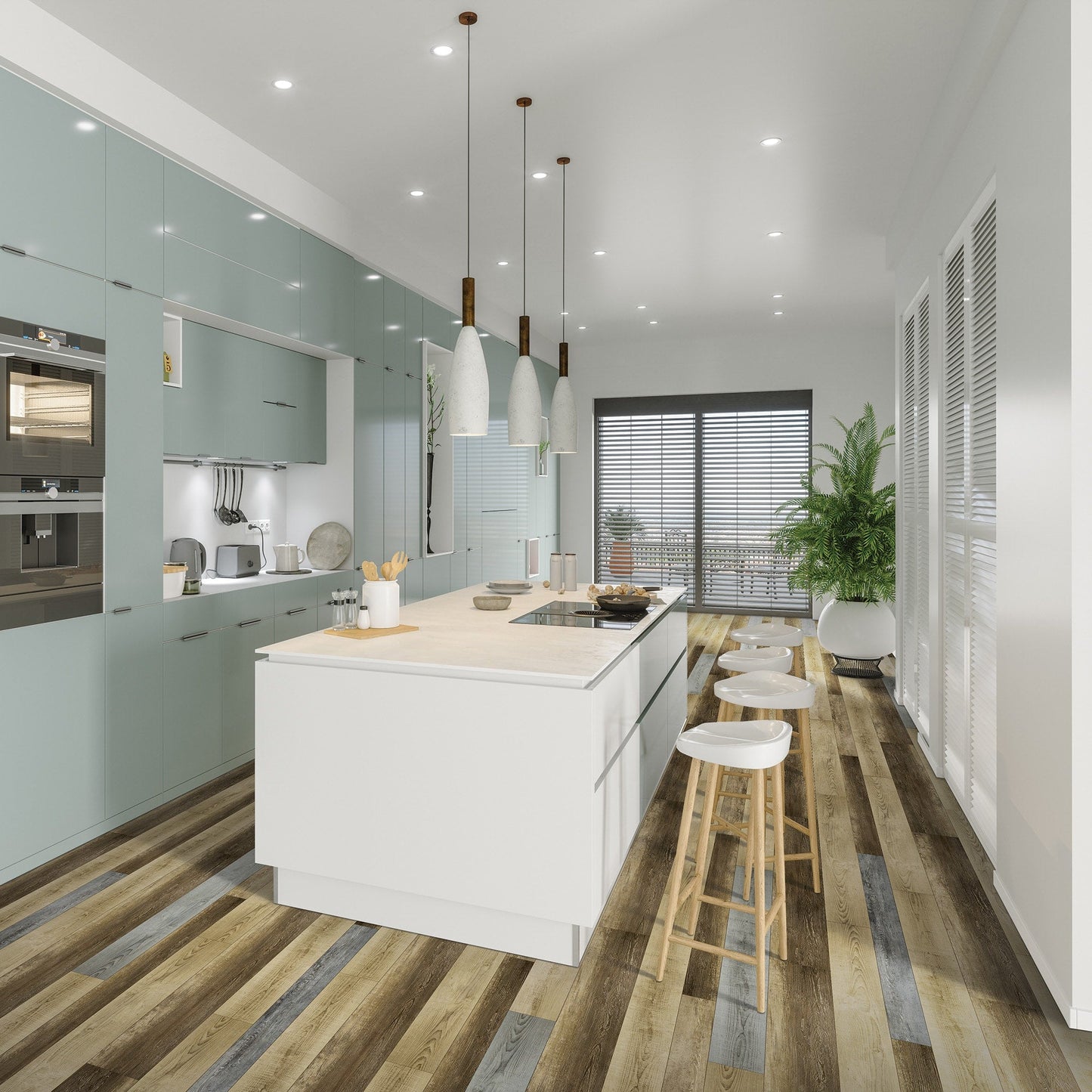 Mohawk Elite Sahara Pine 5-in Wide x 6-mm Thick Waterproof Interlocking Luxury Vinyl Plank Flooring (22.88-sq ft)