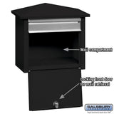 Salsbury Industries 4700 Series Mail House, Black, 17" W x 15" H x 8" D