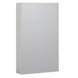 WELLFOR KAIF 19-in x 30-in Surface/Recessed Mount Aluminum Mirrored Soft Close Medicine Cabinet