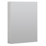 WELLFOR KAIF 23-in x 30-in Surface/Recessed Mount Aluminum Mirrored Soft Close Medicine Cabinet