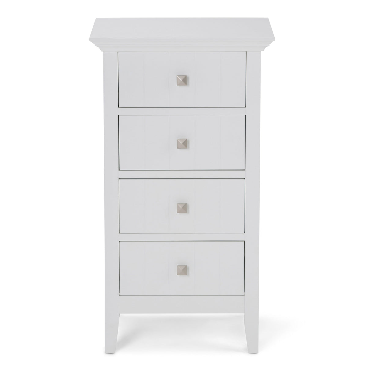 Simpli Home Acadian 18.1-in x 32.1-in x 15.75-in White Freestanding Soft Close Linen Cabinet