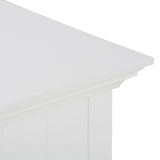 Simpli Home Acadian 18.1-in x 32.1-in x 15.75-in White Freestanding Soft Close Linen Cabinet
