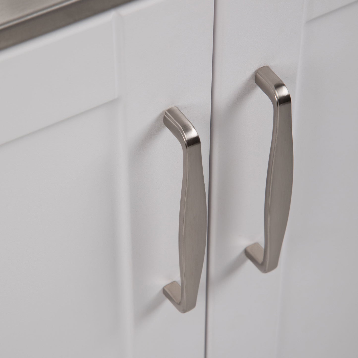Simpli Home Reed Freestanding Laundry Sink with Cabinet, Drain, and Faucet