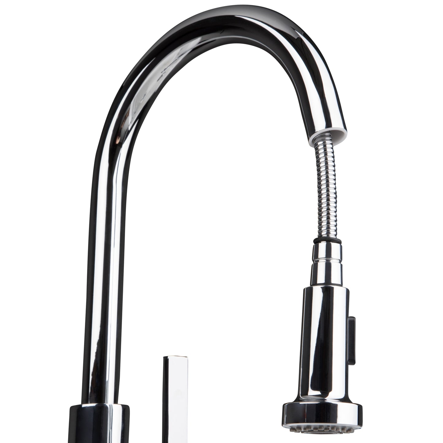 Simpli Home Maile 28" Freestanding Pure White Laundry Sink with Cabinet and Faucet