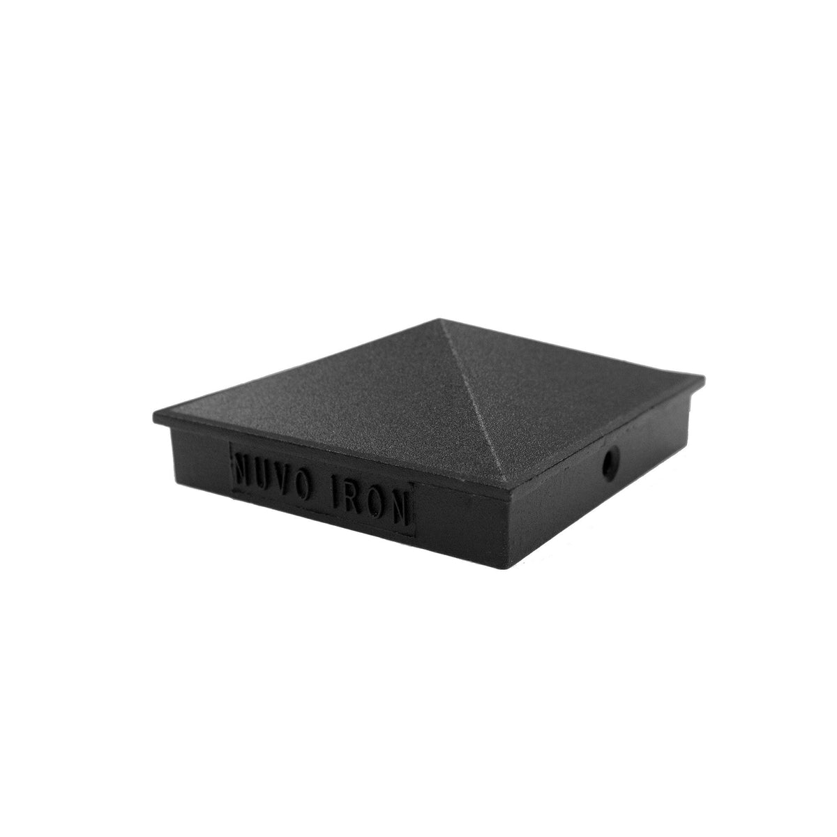 Nuvo Iron 6-in x 6-in Black Aluminum Deck Post Cap