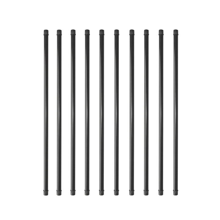 Nuvo Iron 3/4-in x 36-in Black Powder Coated Galvanized Steel Round Deck Baluster