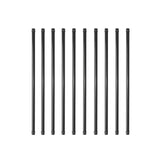 Nuvo Iron 3/4-in x 26-in Black Powder Coated Galvanized Steel Round Deck Baluster