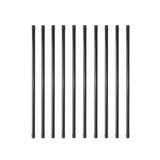 Nuvo Iron 3/4-in x 32-in Black Powder Coated Galvanized Steel Round Deck Baluster