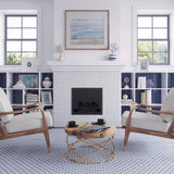 Apollo Tile (Sample) Athens White and Gray 4-in x 4-in Polished Marble Chevron Marble Look Floor and Wall Tile