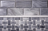 Apollo Tile (Sample) Wall Tile Gray 4-in x 6-in Polished Marble Subway Floor and Wall Tile