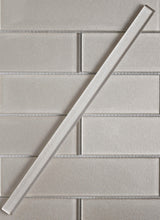 Apollo Tile (Sample) Cosmos Bone White 4-in x 4-in Glossy Marble Brick Mosaic Wall Tile