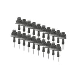 Nuvo Iron 8.75-in x 5-in Black Plastic Baluster Connector