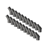 Nuvo Iron 8.5-in x 4.5-in Black Plastic Baluster Connector